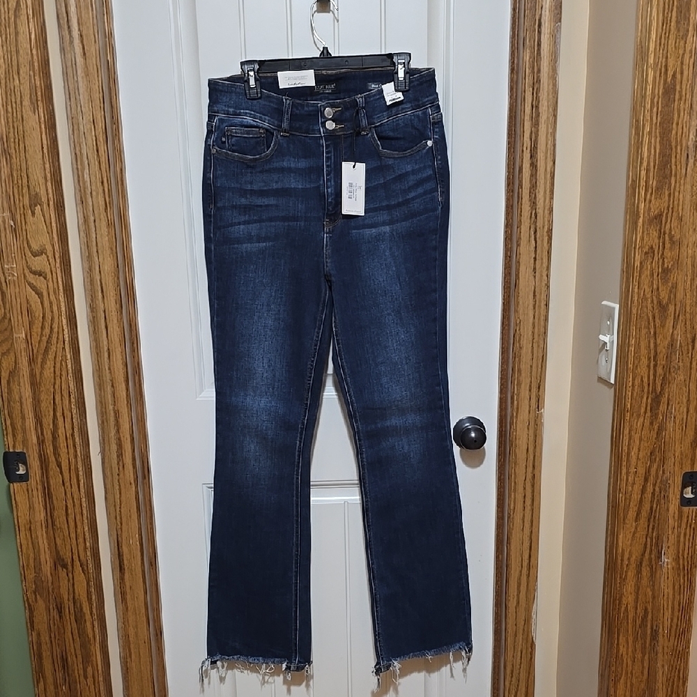 Judy Blue High Waist Bootcut Women's Dark Blue Jeans